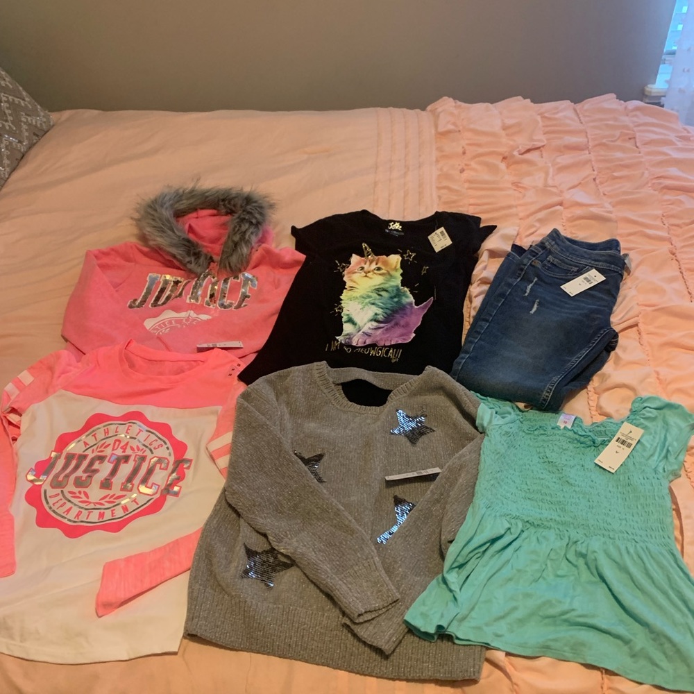 Bundle of girls size 10 clothes from Justice